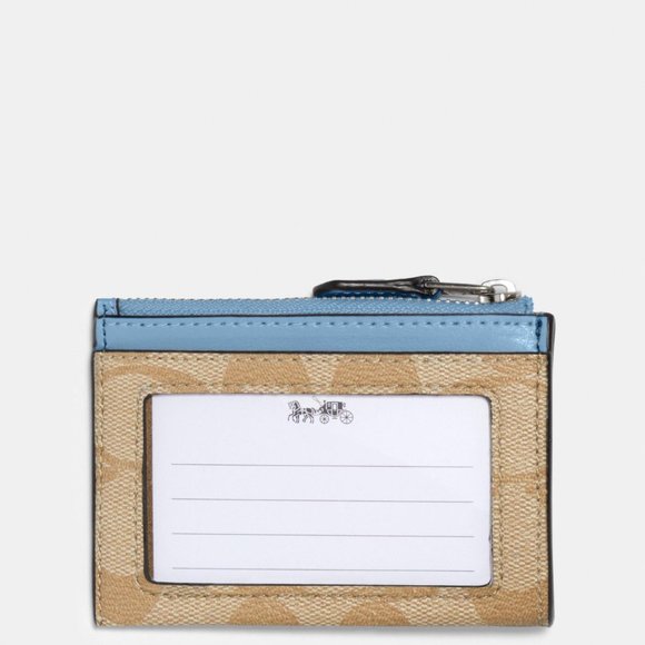 Mini Skinny Id Case In Signature Canvas - Picture 7 of 15